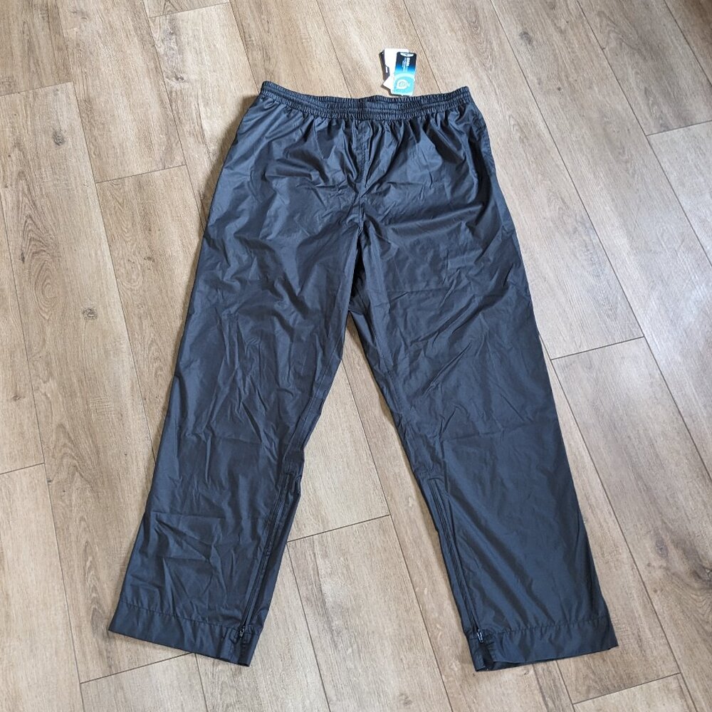 Sun Mountain Waterproof Golf Provisional Pants Black 100% Polyester Mens  2XL